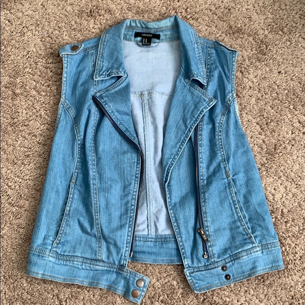Forever 21 Denim Vest